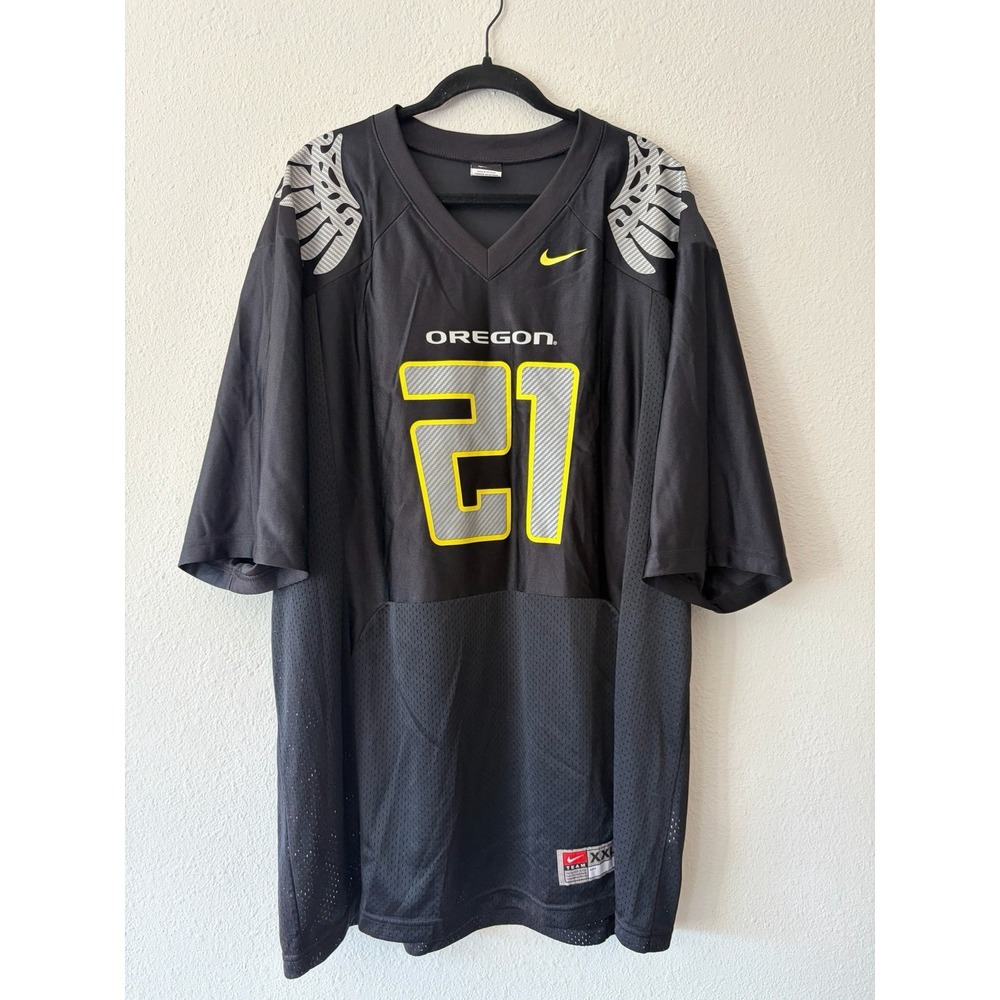 Nike Team LaMichael James Oregon Ducks Jersey Shirt Mens 2XL Black #21